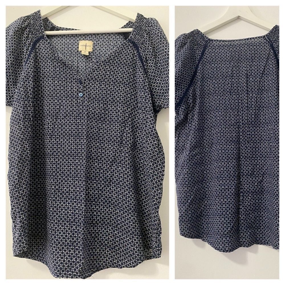 G.H. Bass&Co Blue blouse